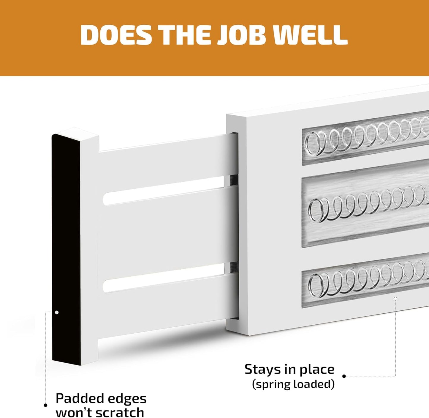 6 Pack Drawer Dividers 4 Inch High, 11”-17" Adjustable Bamboo Organizers Large Expandable Drawer Separators for Cloths, Dresser, Bedroom, Bathroom, Baby Drawer, Office & Kitchen Utensils (White)