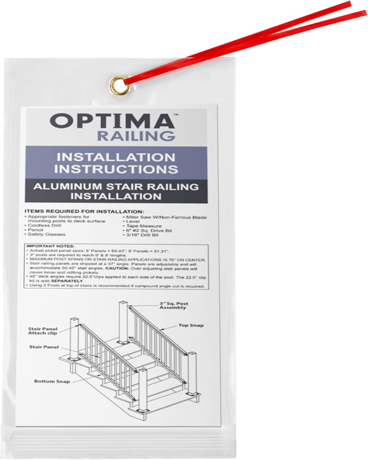 GPI - 5" x 7" Reclosable Zip Bags with Bottom Hang-hole & Pre-inserted 12" Twist-tie. 4 Mil Heavy-duty Resealable Zipper Baggy with Grommet/Metal Eyelet for Hanging (Insert Size 4.5x5.5) 1000 Pack