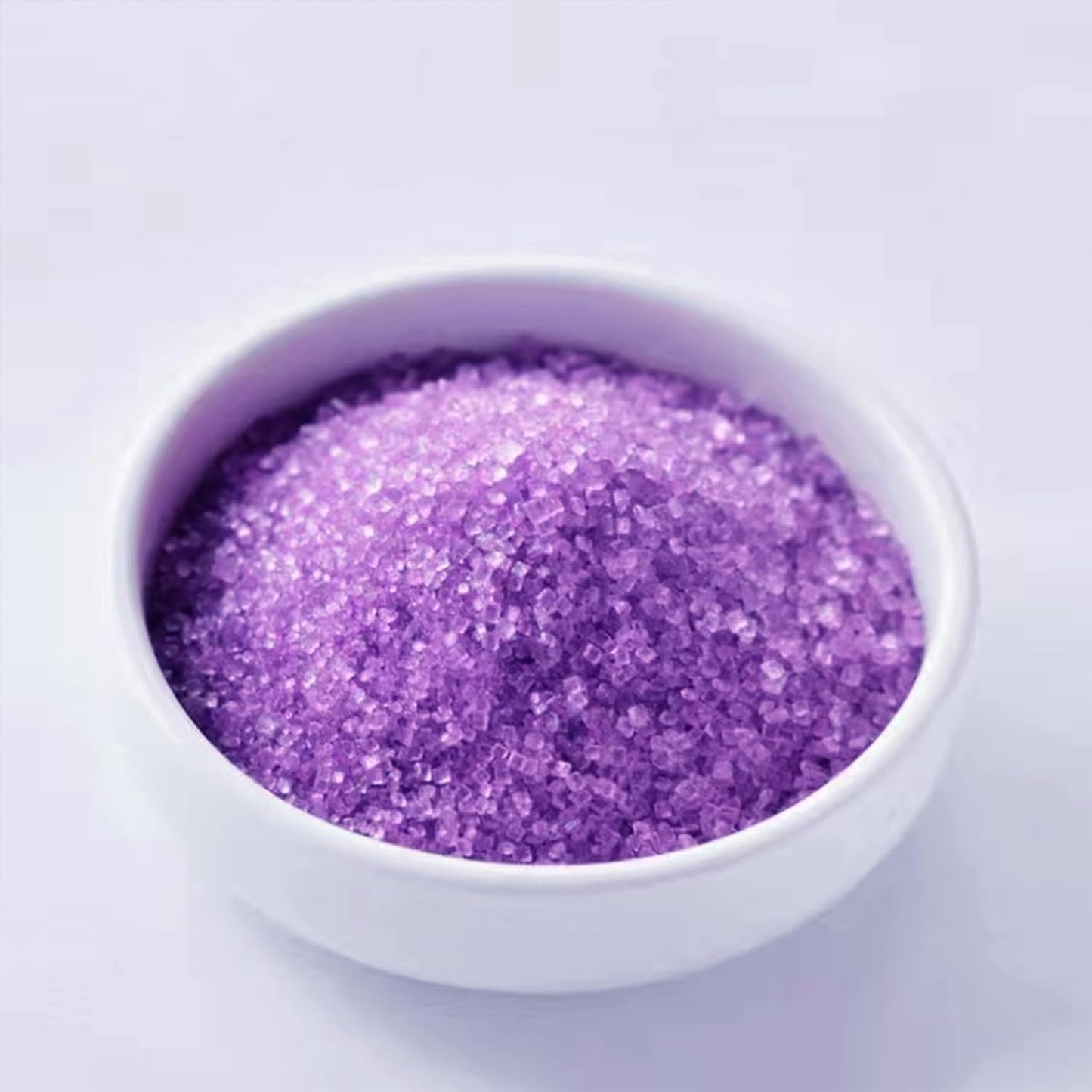 Sentovac Purple Sanding Sugar for Baking Edible Sparkling Sugar Sprinkles Coarse Sugar Crystals for Baking Topping Cake Cookie Cupcake Topper Ice Cream Decoration Supplies 3.2 OZ