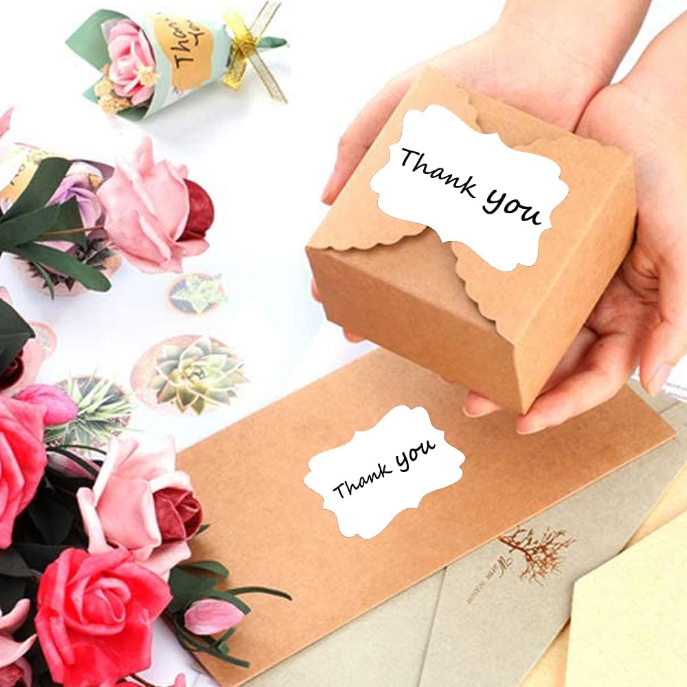 SALEMAR White Label Sticker, 2x3 inch Fancy Shape Labels for Essential Oil Bottle or Food Jars, Name Tags Stickers, 200PCS(White)