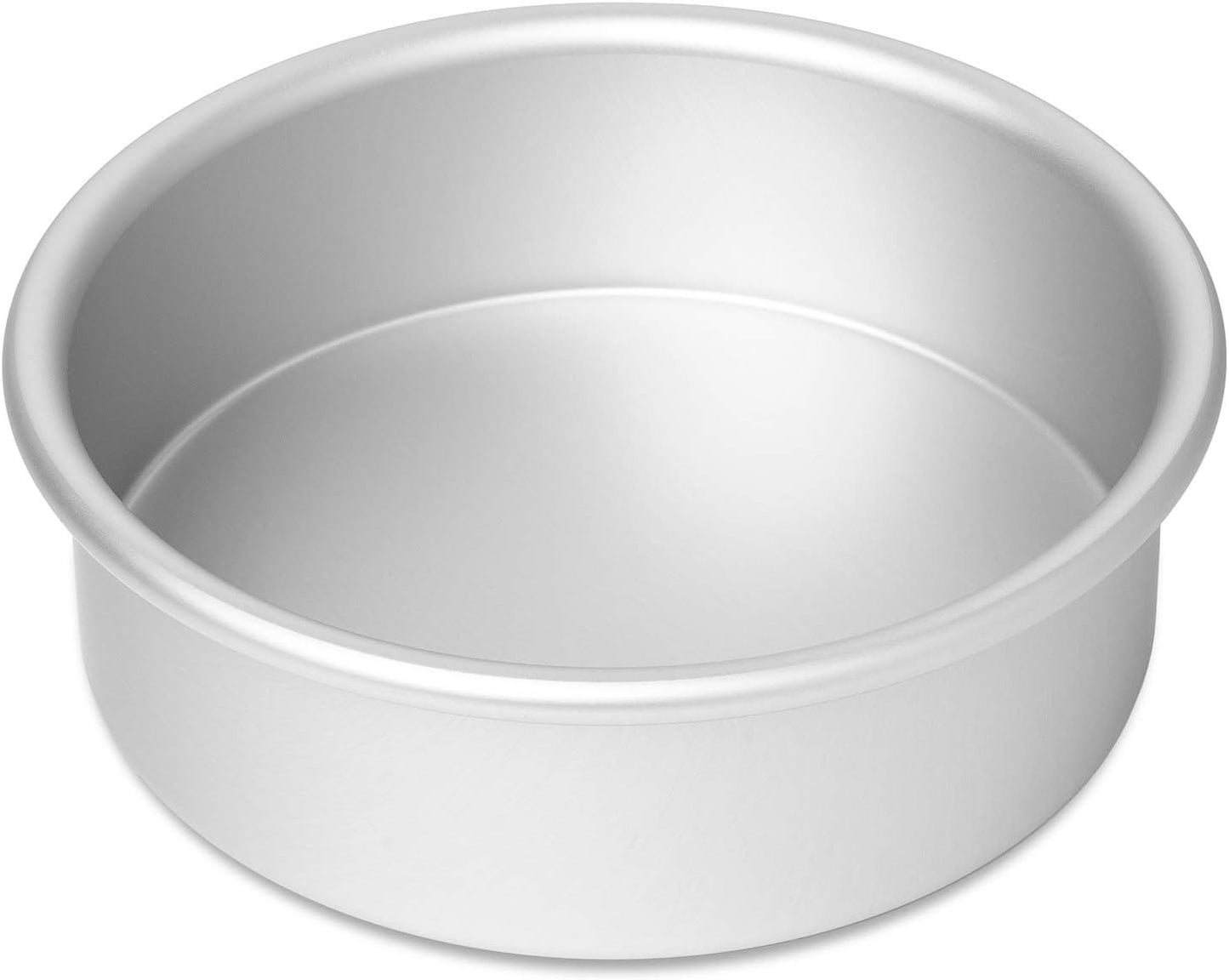 LAST CONFECTION 2-Piece Round Cake Pan Set - 6" x 2" Deep Aluminum Pans