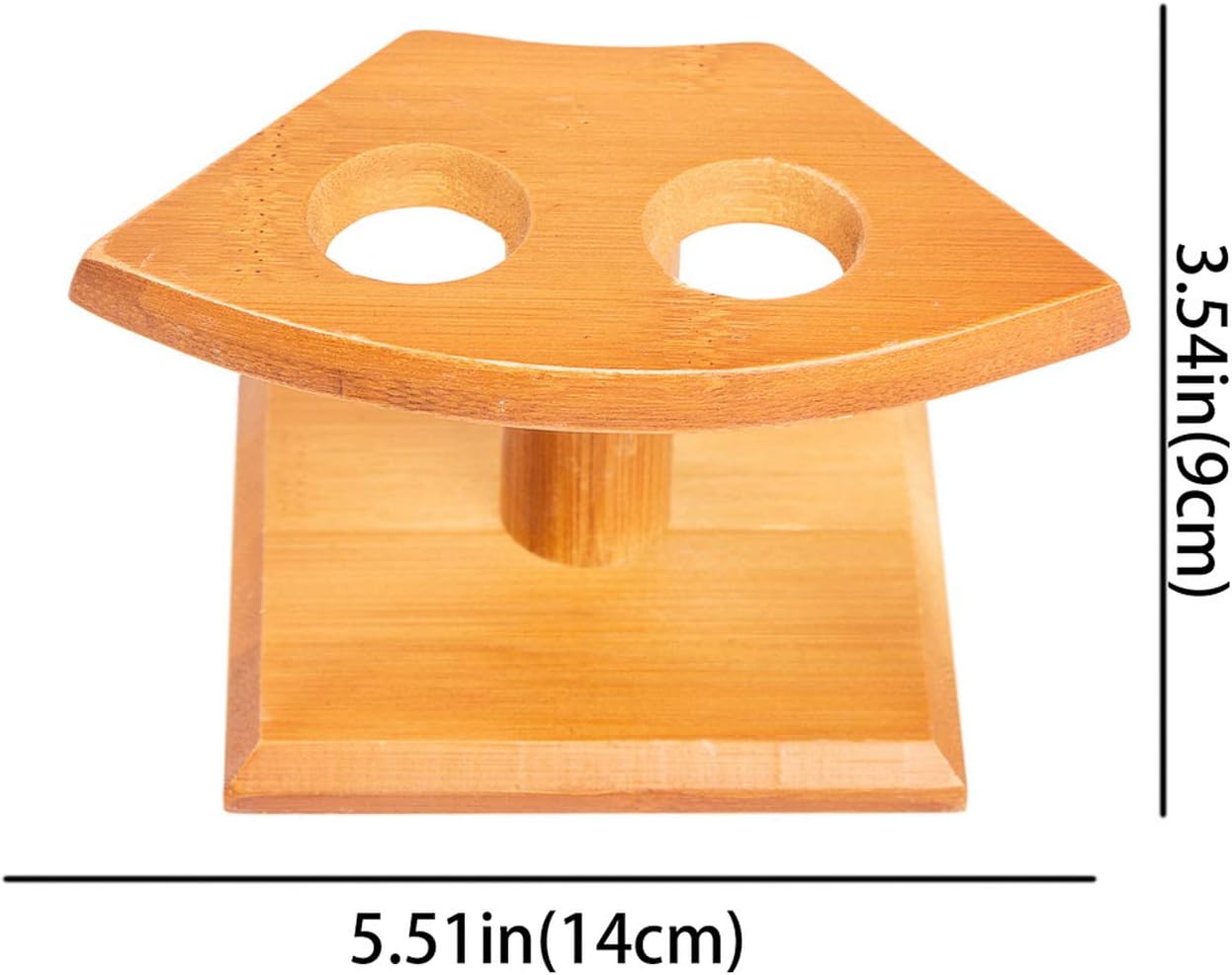 Japanese Style Temaki Sushi Roll Holder Ice Cream Cone Holder With 1-5 Compartments Holes, Kitchen Dining Decor Display Stand, Restaurant Supply Serveware (2 Holes)