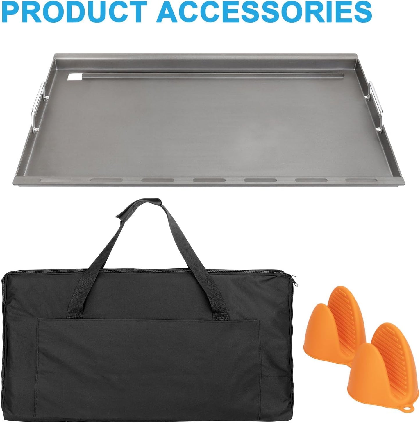 Full Size Griddle Insert for Weber Genesis II 400 Genesis II LX 400 Series Gas Grills, Flat Top Griddle Plate for Weber Genesis II E-410/E-415/E-425/E-435, Genesis II LX 440, Replace for 6789