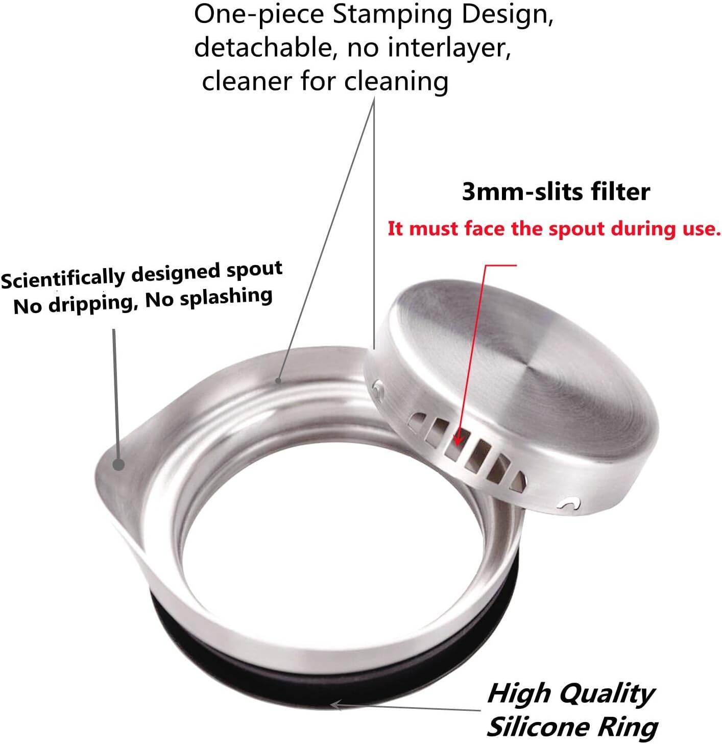 Purefold 40 ounces “Pineapple Series” Glass Pitcher with Stainless Steel Lid, Hot/Cold Water jug for Coffee, Lemonade, Iced Sun Tea,Beverage, Milk