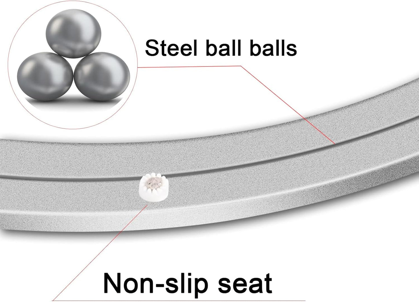 18 Inchs Heavy Duty Lazy Susan Aluminum Hardware Metal Rotating Turntable Bearings Swivel Plate Hardware for Dining-Table and Workbench …