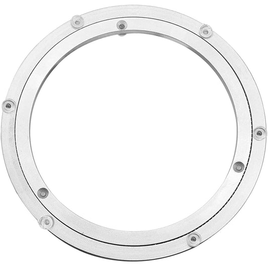 Aluminium Alloy Turntable Bearing, Heavy Duty Swivel Turntable Lazy Susan Rotating Bearing Turntable Round Dining Table Smooth Swivel Plate Hardware (350mm - 14inch)