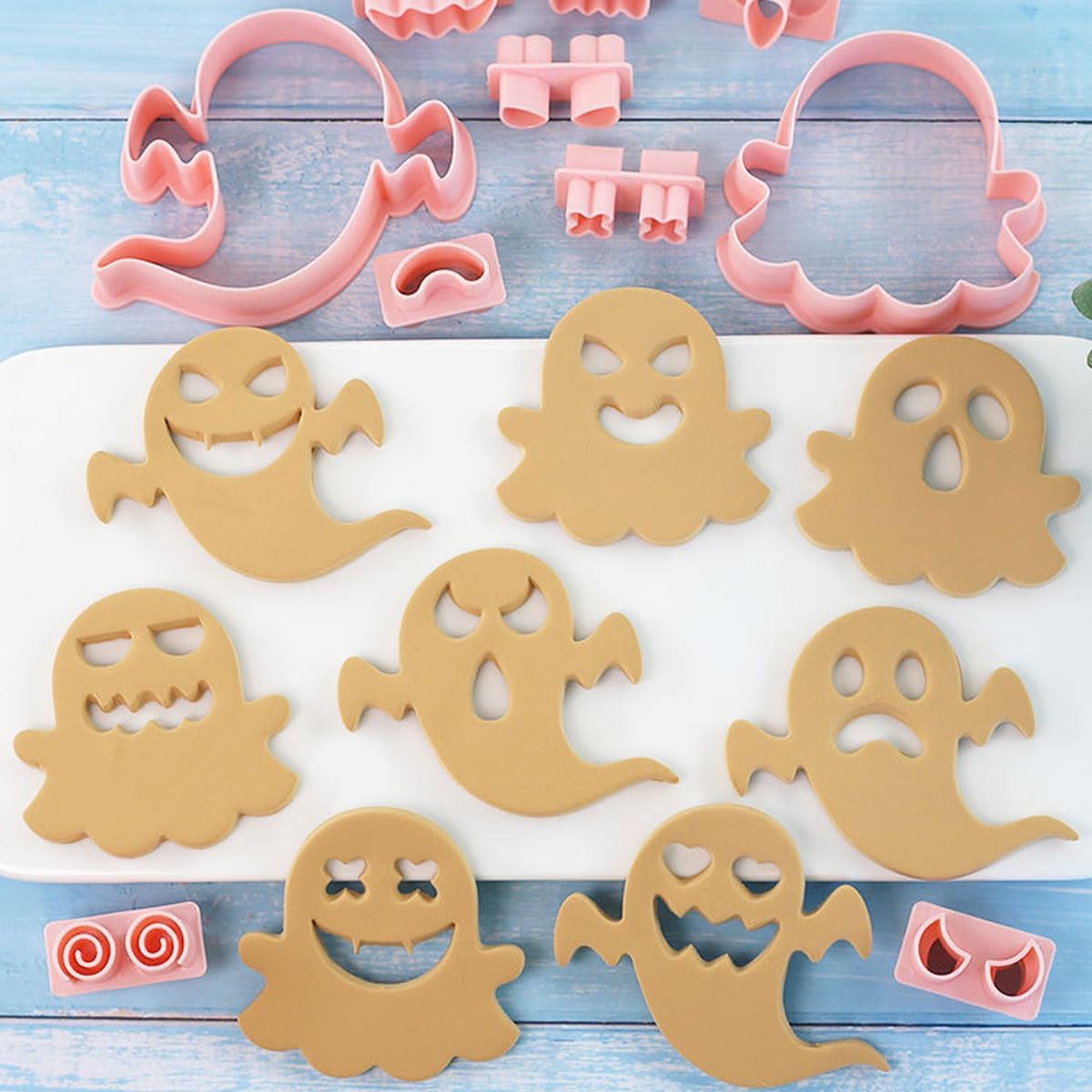 Halloween Cookie Cutters Spooky Cookie Cutter for Halloween Cookie Baking Decorations Supplies
