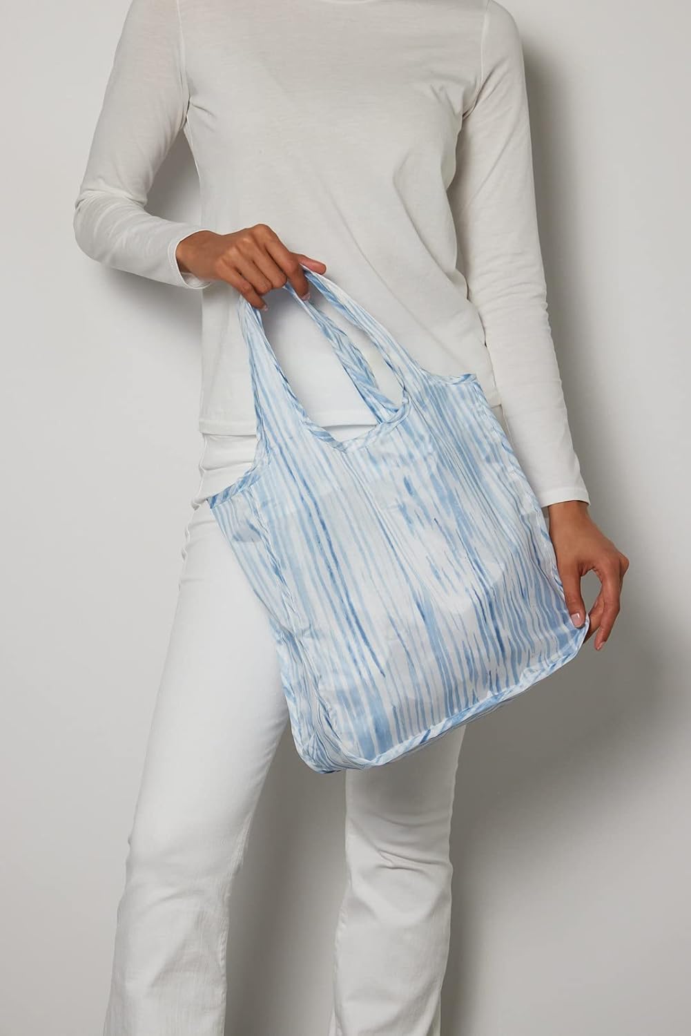 Reusable Grocery Bag - Stylish Shopping Bag for Groceries - Foldable Tote Bag - Medium Size