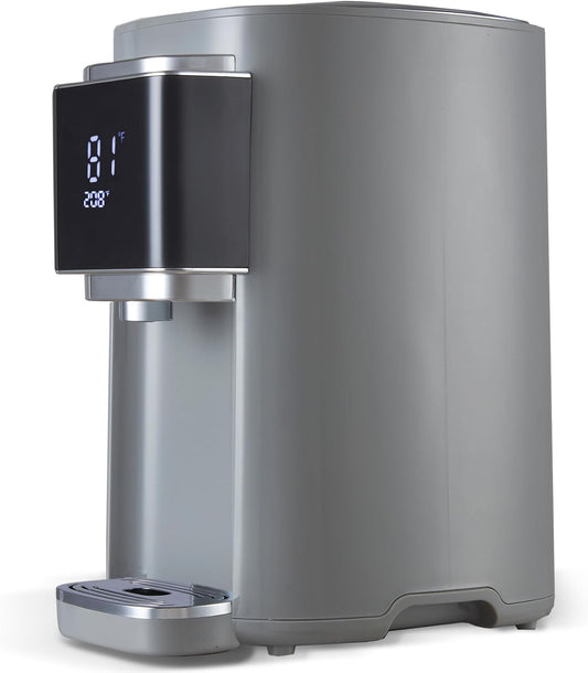 OCTAVO Water Boiler & Warmer 5 Liter, 304 Stainless Steel Water Tank, 700 Watt 6 Adjustable Water Temperature, LCD Touch Control Screen, Child Lock with Water Shortage Indicator