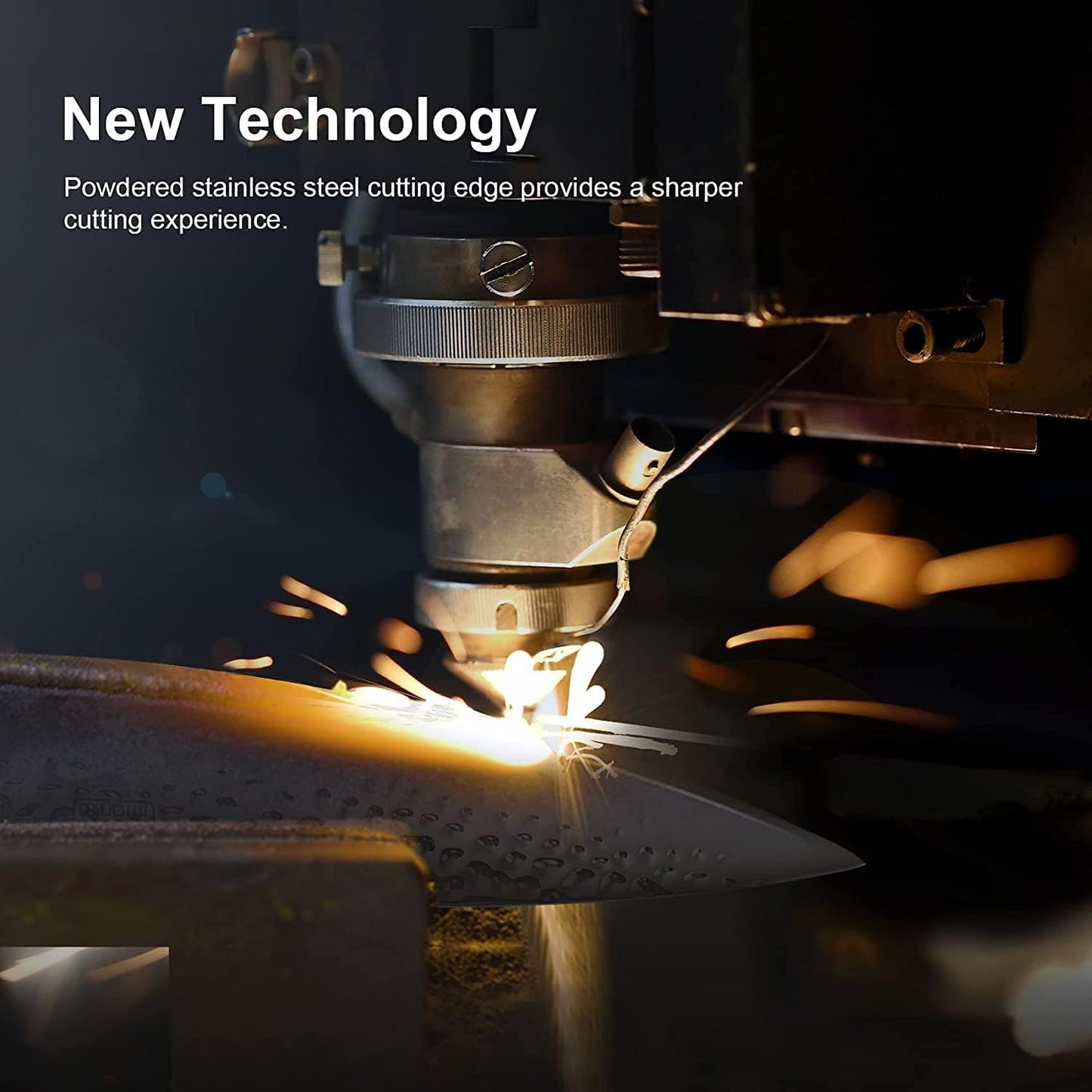 imarku Chef Knife - 8 inch Japanese Knife HC Stainless Steel Ultra Sharp Kitchen Knife Hand-Hammered Design, Damascus Chef Knife with Ergonomic Handle, Cooking Knife for Kitchen, Birthday Gifts