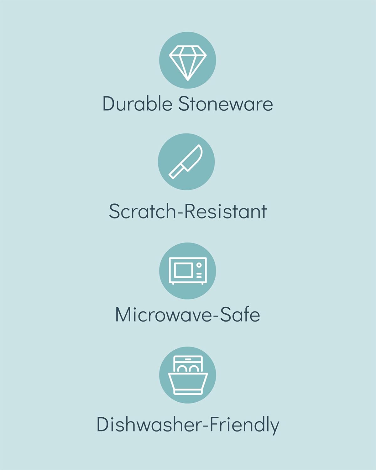 Stoneware Dinnerware Set for 4 People HYGGE 16-Piece - Elegant Scandi Design - Premium Dish Set - Bowl and Plate Set - Tableware for 4 People in a Ribbed Design - Pure Living in Light Brown