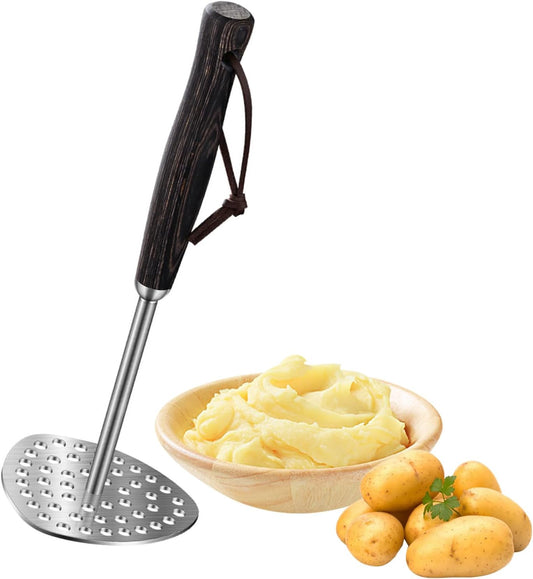 Sturdy Potatoes Masher, Aplastador de Papas, Small Hole Masher, Hand Bean Smasher Tool with Good Grip Handle, Potato Crusher Integrated Kitchen Tools for Cooking