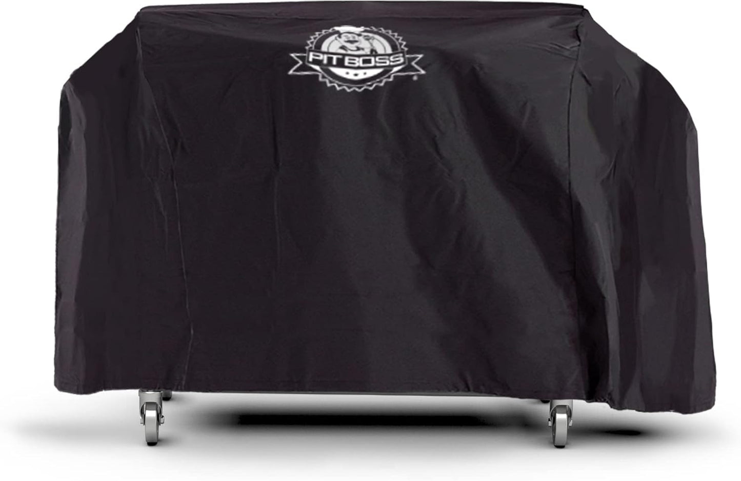 Pit Boss PB757GD Four Burner LP Fold Over Side Shelves 36" Gas Flat Top Griddle with Fitted Cover, 4 Deluxe, BLACK