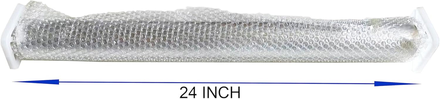 24 Inch Extra Wide Aluminum Foil Roll, 1000SQFT, 24 Inch Width x 500 Feet Length, Heavy Duty Aluminum Foil for Commercial, industrial, professinal, catering, roasting, baking, cooking grill and bbq