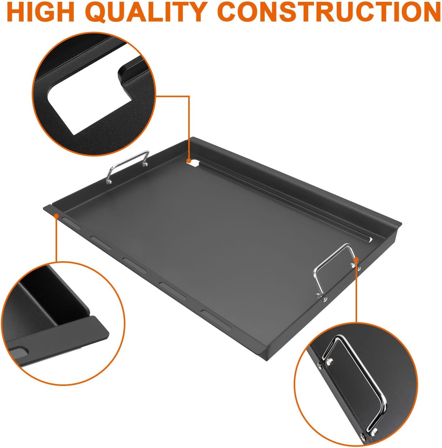 6788 Full-Size Griddle for Weber Genesis II 300 Series Grills E-310 E-315 E-325s E-330 E-335 S-310 S-335 LX S/E-340, Flat Top Griddle for Weber Genesis 2022 Series
