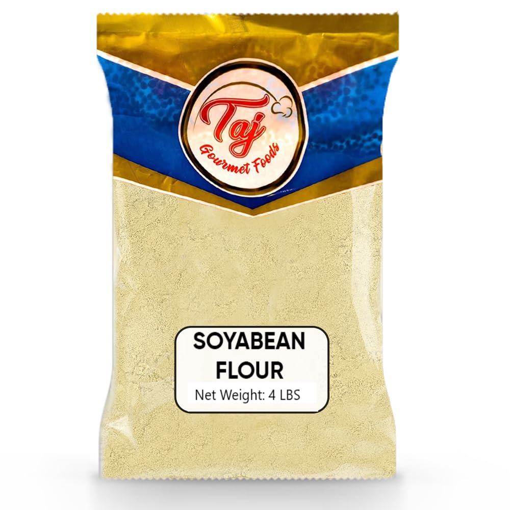 TAJ Soya Bean Flour, Soy Bean Flour, 4 Pounds