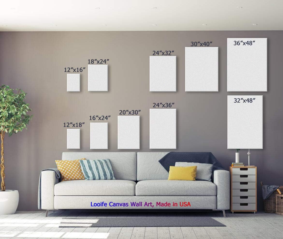 Looife Vintage Wine Bottle & Grapes Canvas Wall Art - Kitchen, Dining Room, Bar Decor - 24x32 inch, Ready to Hang Modern Art Deco