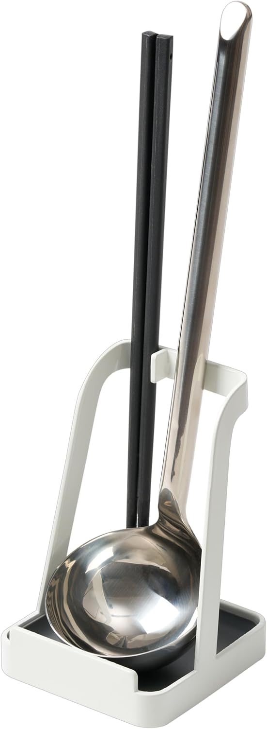 Yamazaki Home Tower Ladle Holder - Lid Stand For Utensils In Kitchen - Steel