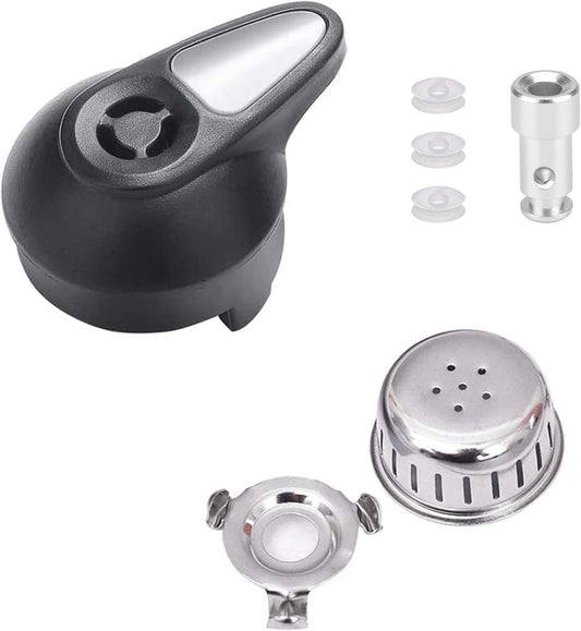 Steam Release Handle, Original Float Valve Replacement Parts with 3 Silicone Caps for Instant Pot LUX 5Qt, 6Qt,IP-LUX30, IP-LUX50, IP-LUX60 Pressure Cooker Steam Vale by ZYLONE