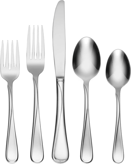 Oneida Flight 12-Piece Stainless Steel Flatware Set, Service for 4