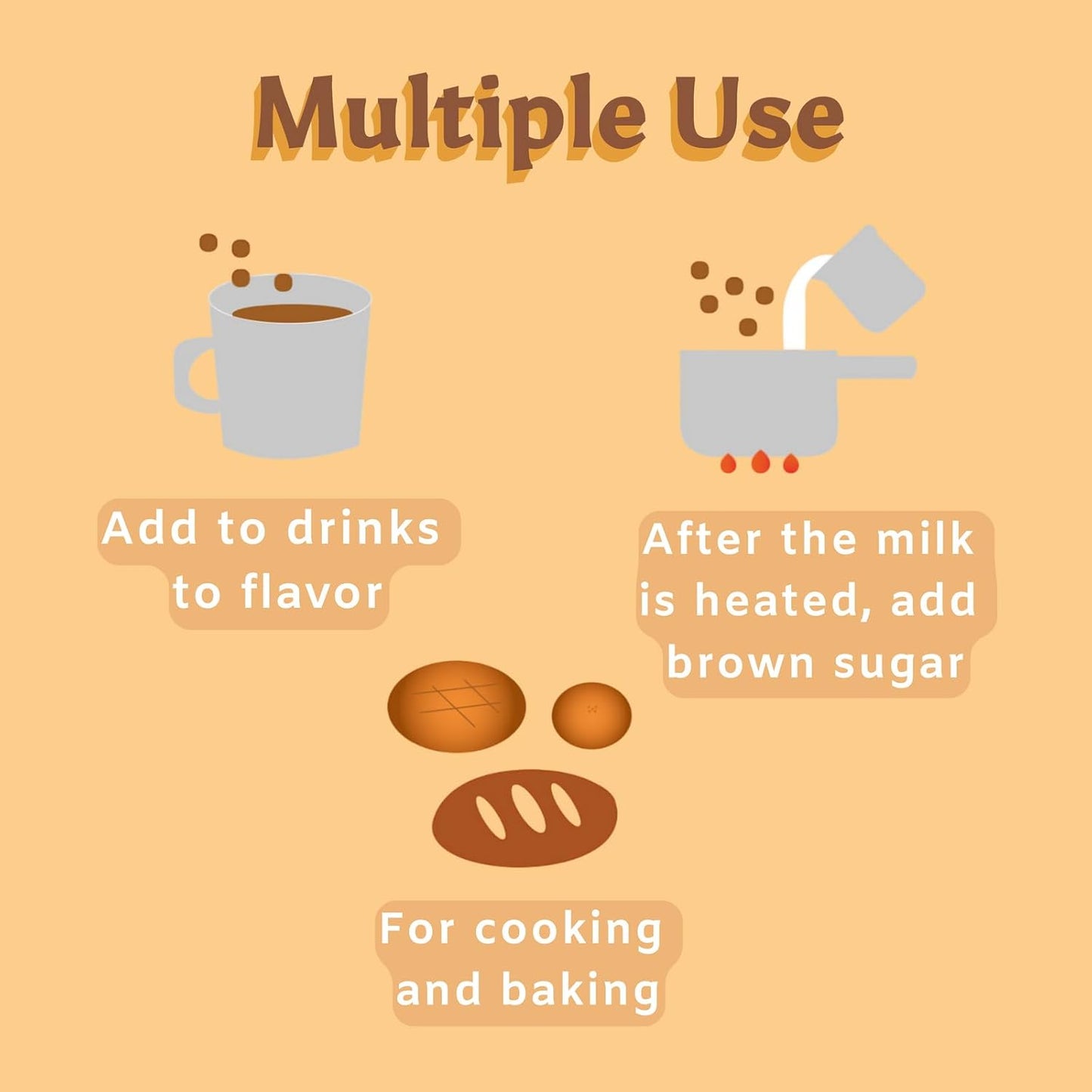 SUN RIGHT Organic Natural Brown Sugar – 100% Pure, Unrefined, Raw Sugar for Baking, Cooking, Sweetening Coffee & Tea, Smoothies, Sauces, and Desserts – Non-GMO, Gluten-Free (2.2lb)