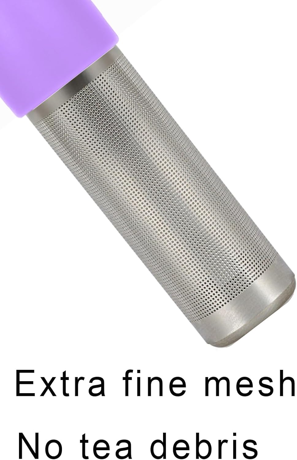 Leden Loose Leaf Tea Steeper Cute Tea Infuser for Girl Kids Extra Fine Mesh Tea Ball Stainless Steel Tea Filter for Cup Mug Pot Purple