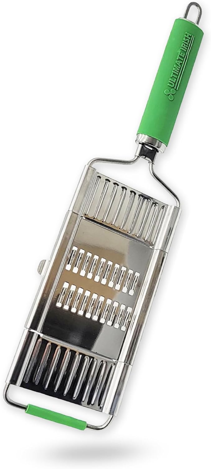 Slicer Deluxe – Amazing Veggie Slicer for Effortless Kitchen Prep Made Simple! – Use it as a Food Shredder & Grater - Multifunctional with Non-Slip Handle & Base