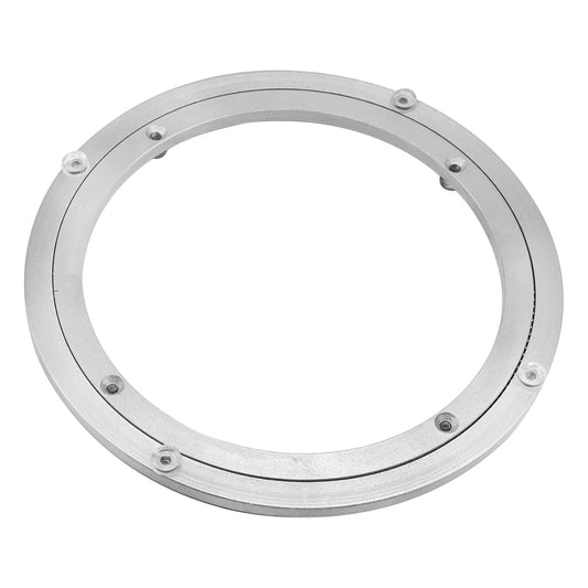 Aluminium Alloy Turntable Bearing, Heavy Duty Swivel Turntable Lazy Susan Rotating Bearing Turntable Round Dining Table Smooth Swivel Plate Hardware (250mm - 10inch)