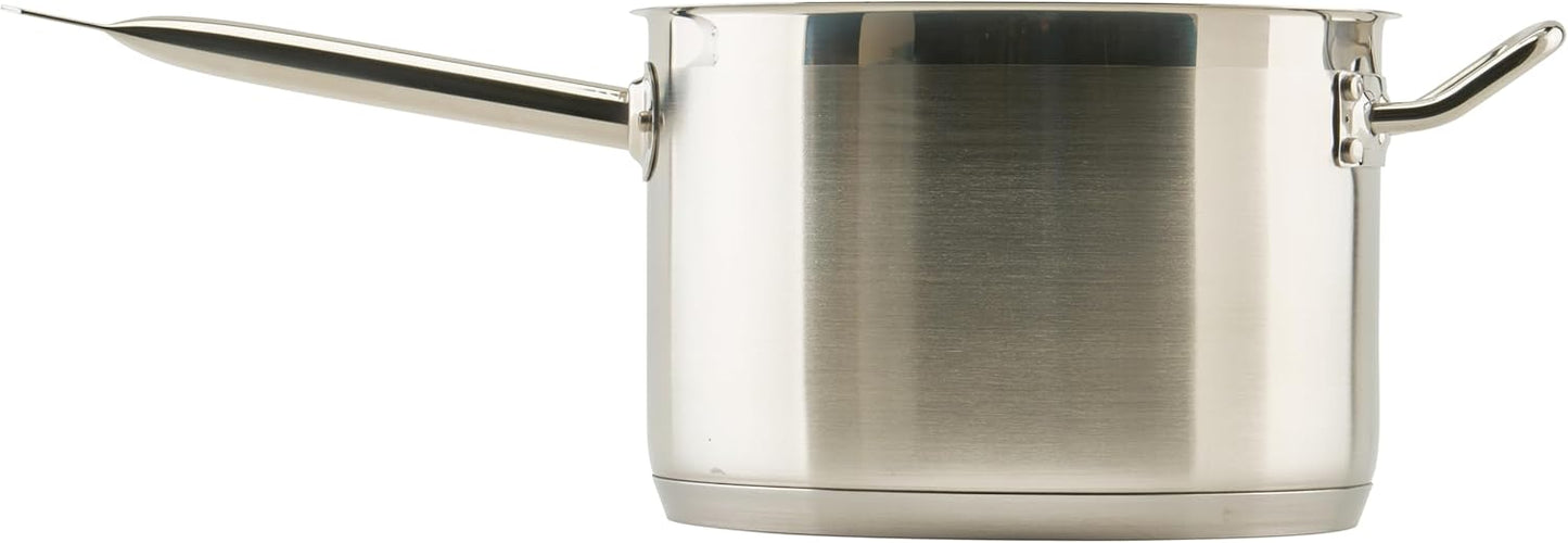 Winware Stainless Steel 7 Quart Sauce Pan with Cover