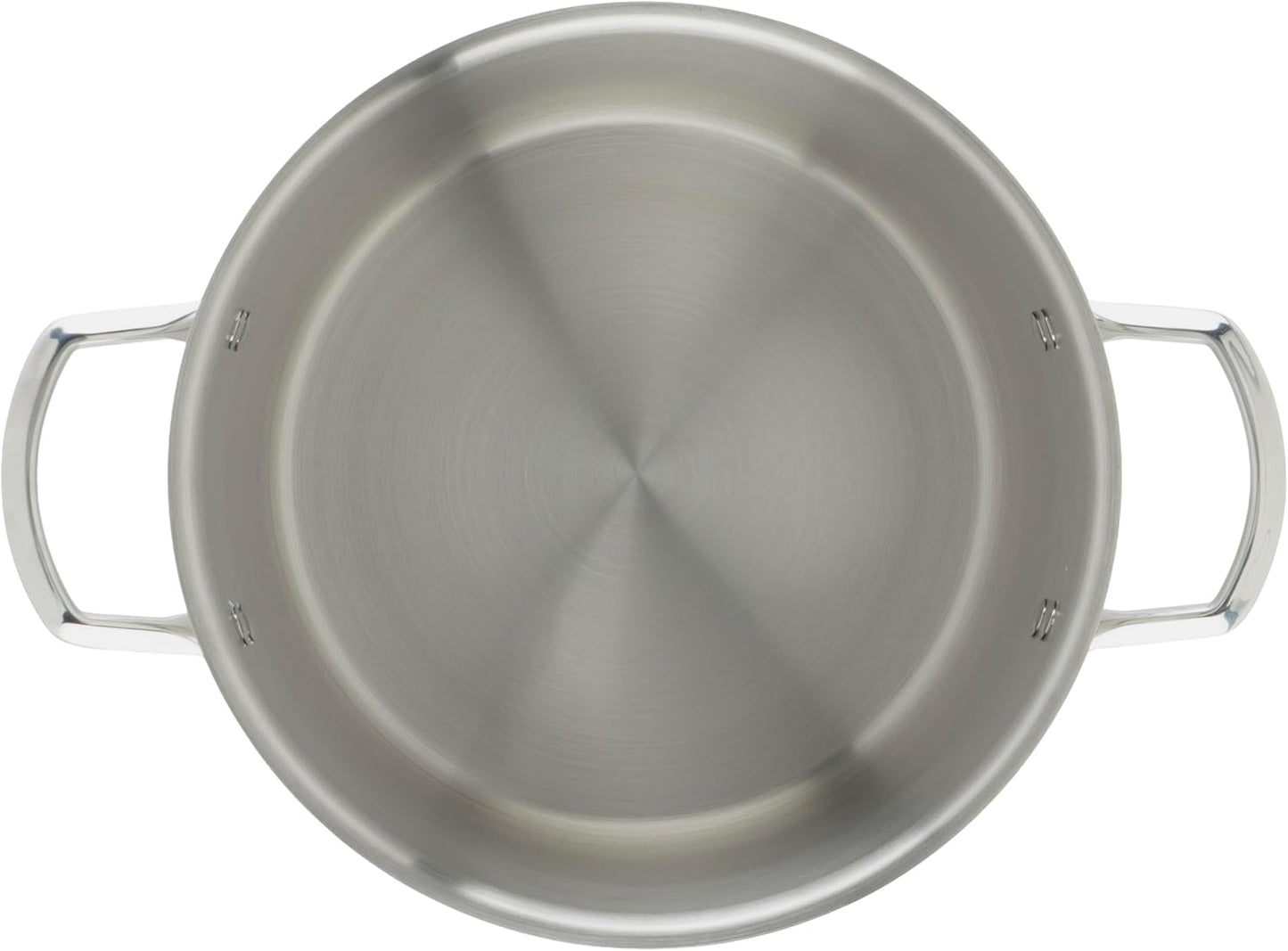 WINCO Tri-Ply Stock Pot, 8-quart, Silver