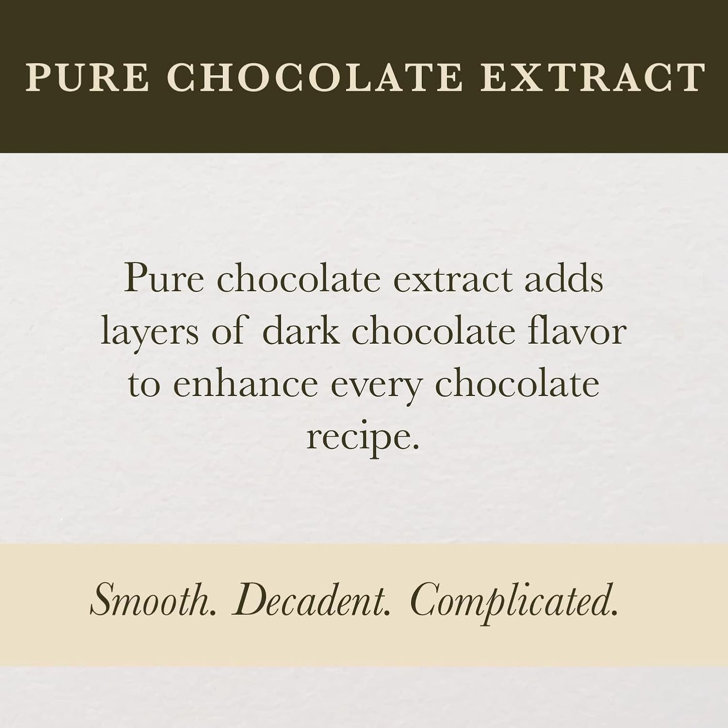 Cook's Pure Chocolate Extract 4 oz