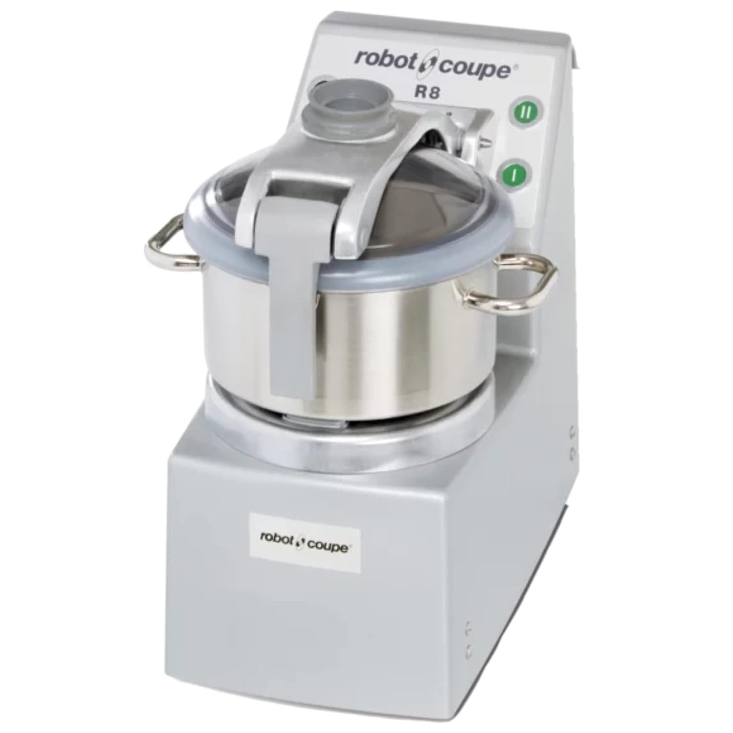 Robot Coupe R8U 2-Speed Vertical Cutter Mixer Food Processor with 8-Quart Stainless Steel Bowl and 3.5-Quart Mini Stainless Steel Bowl, 208-240v/3ph