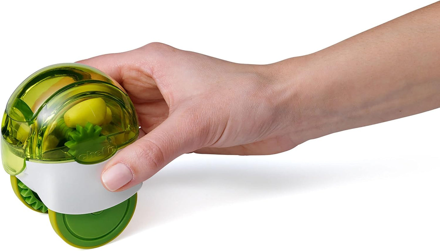 Chef'n GarlicZoom Garlic Chopper, Large, Green