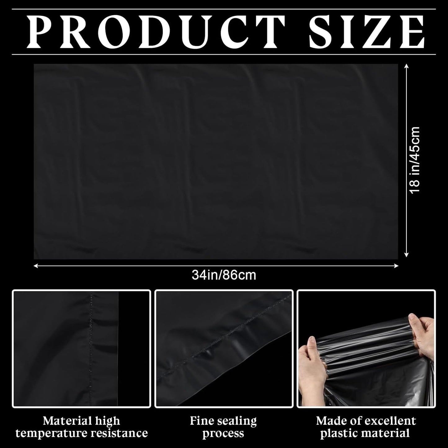 Aliceset 50 Pcs Electric Roaster Liners 34 Inch W x 18 Inch l Disposable Pan Liners Cooking Bags for 16, 18, 22 Quart Roasters Microwave Slow Cooker Steamer Oven