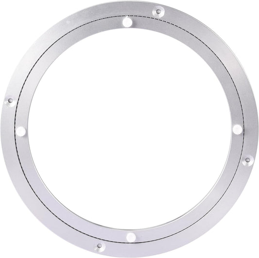 Lazy Susan Turntable Bearings Swivel Plate Hardware Aluminum Metal for Dining-Table and Workbench (10 Inchs) … …