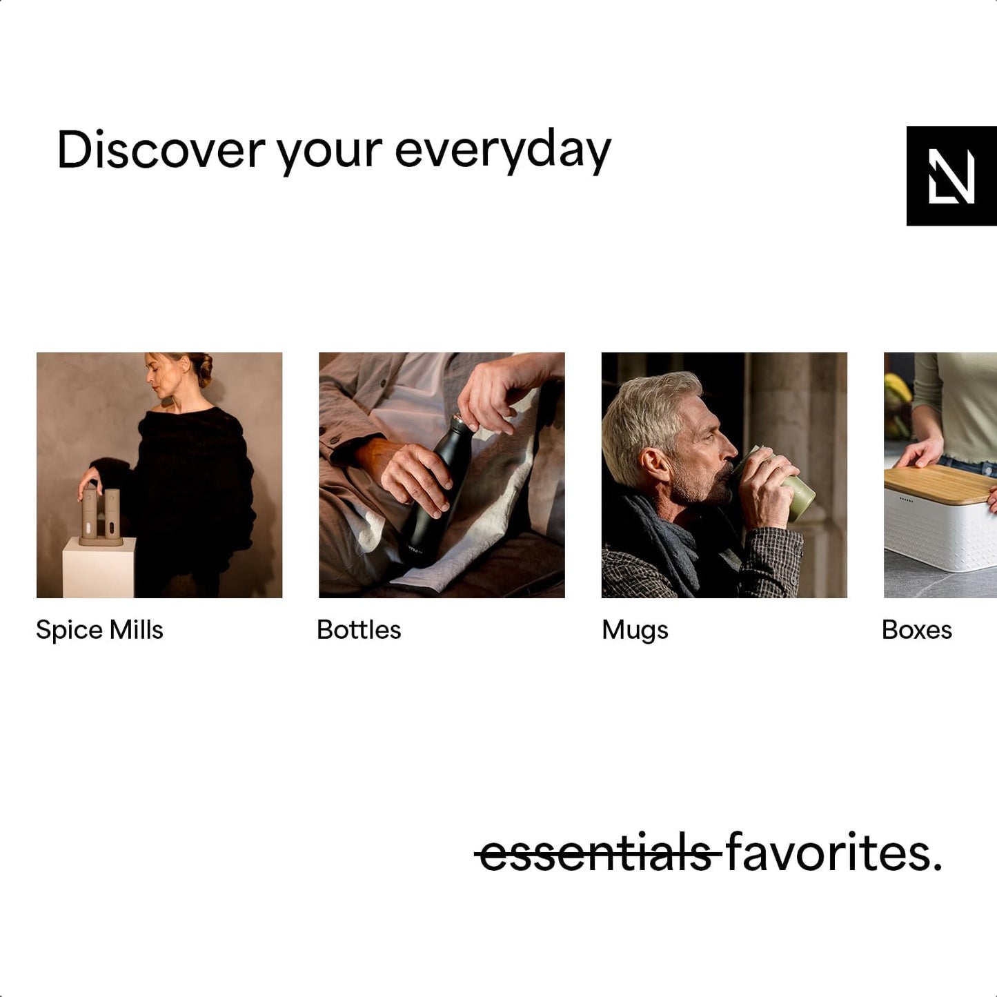 LARS NYSØM Electric Salt and Pepper Grinder Set, USB Rechargeable, Automatic Salt and Pepper Mills, Spice Shakers Refillable with LED Light, Adjustable Coarseness, Ceramic Grinder (Carbon Black)