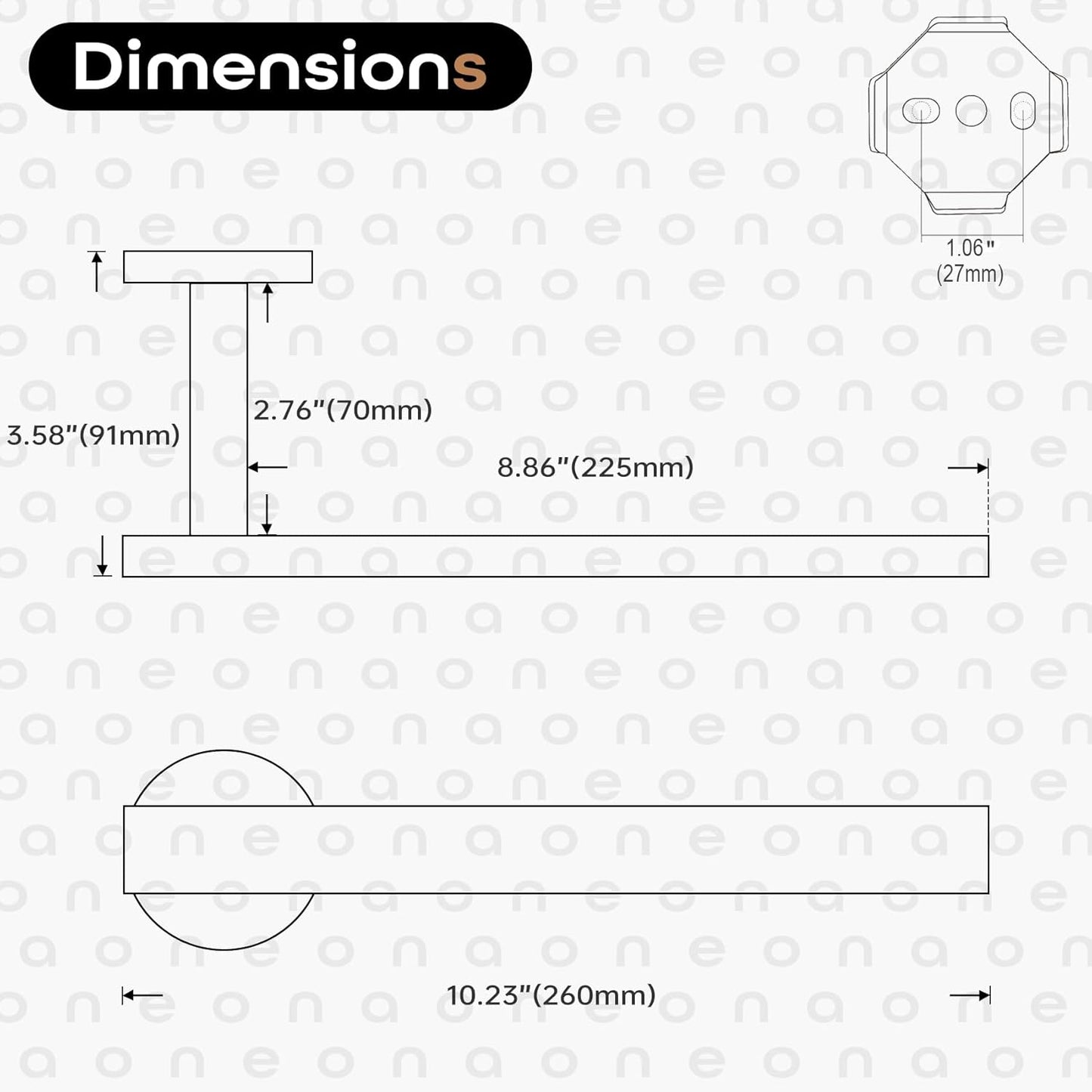 Bath Towel Rings Bathroom Towel Holder Modern Small Hand Towel Bars Stainless Steel Wall Mounted Brushed Nickel AN3001BR
