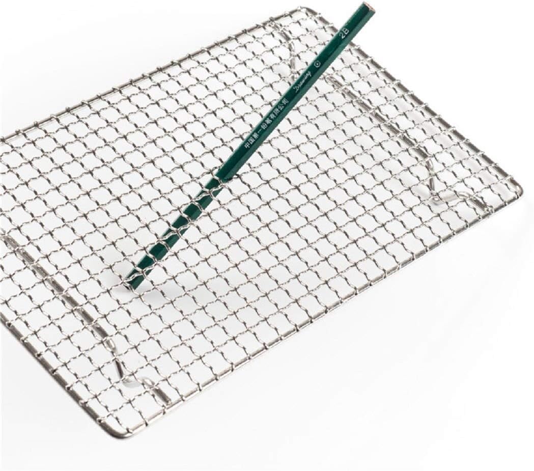 304 Stainless Steel Cooling Rack Versatile Baking Rack Heat Resistant Rust Proof Sturdy Grate 10.6"*10.6"