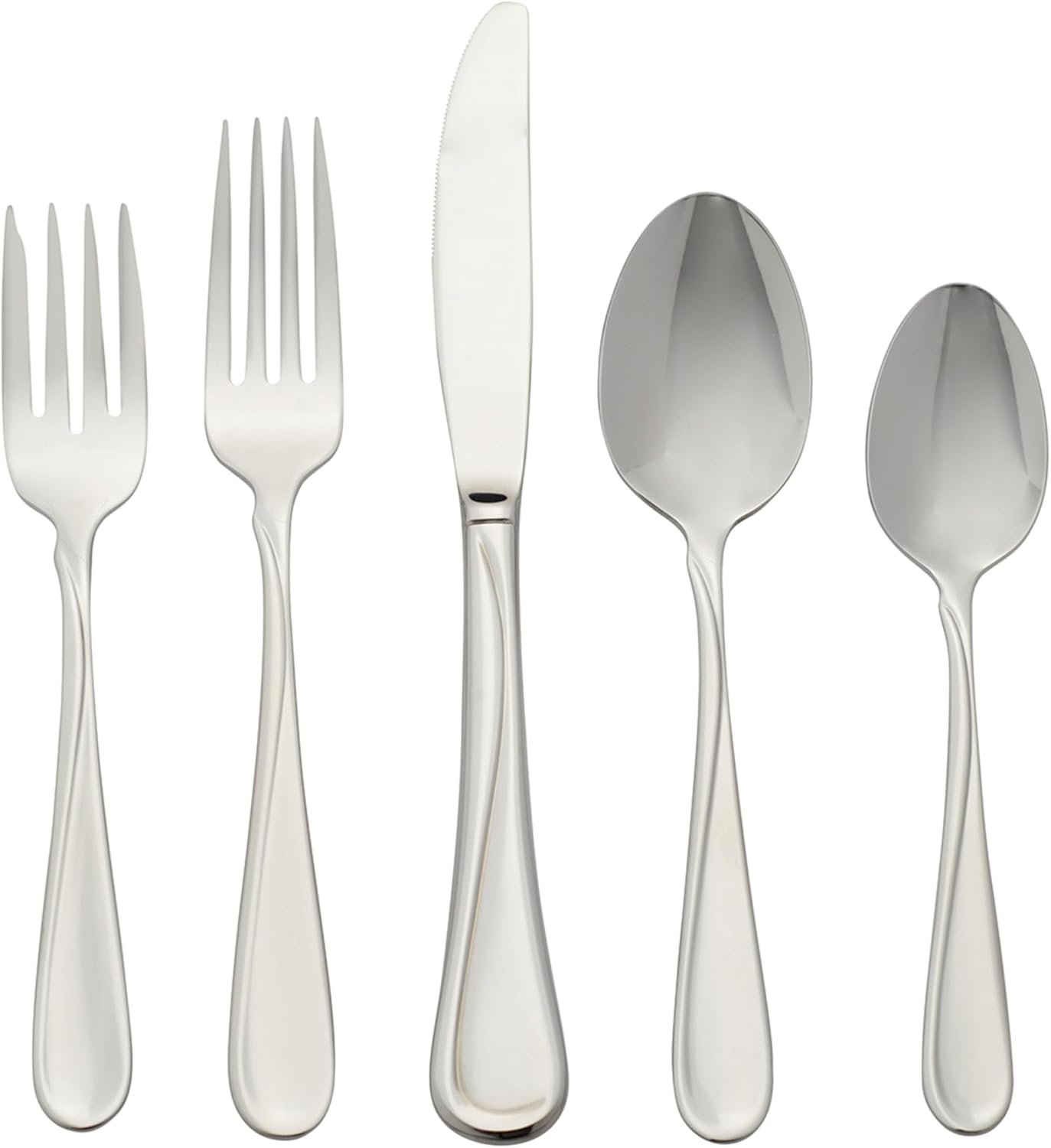 Oneida 2865045AL20 Flight 45 Piece Everyday Flatware Set, Service For 8