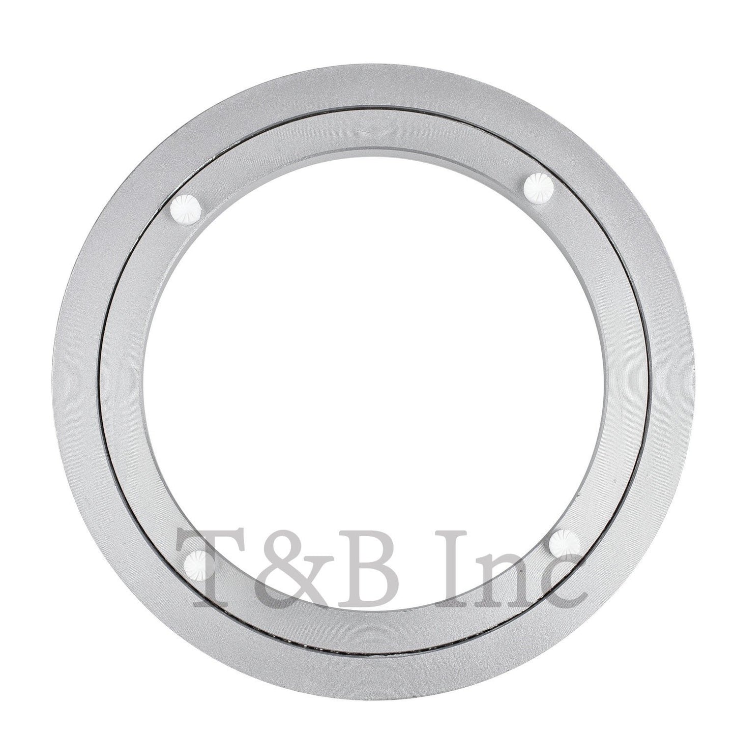 TamBee Aluminum Lazy Susan Heavy Duty Metal Rotating Hardware Turntable Bearing Ring Lazy Susan Base Only (8-Inch Heavy Duty)