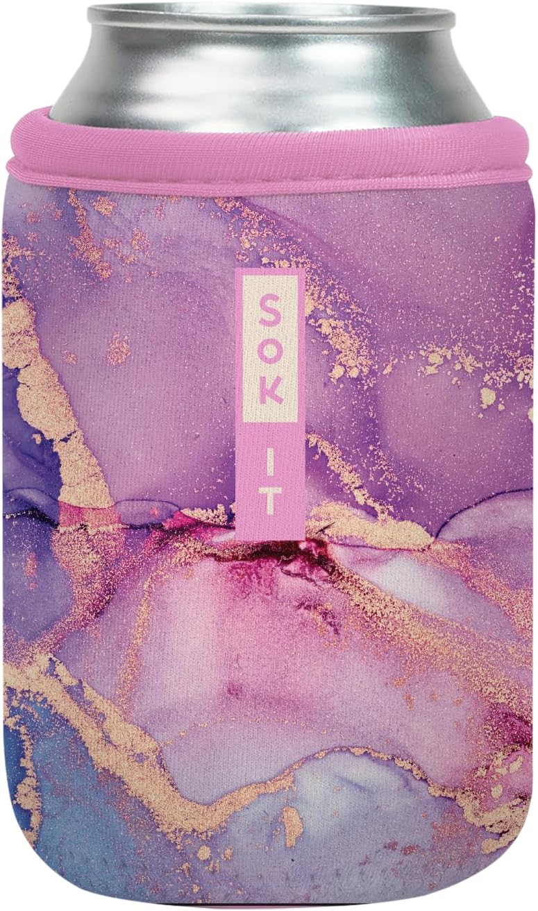 Sok It CanSok Sleeve for Beer & Soda Insulated Neoprene Cover (Aurora Era, 12oz Can Sleeve)