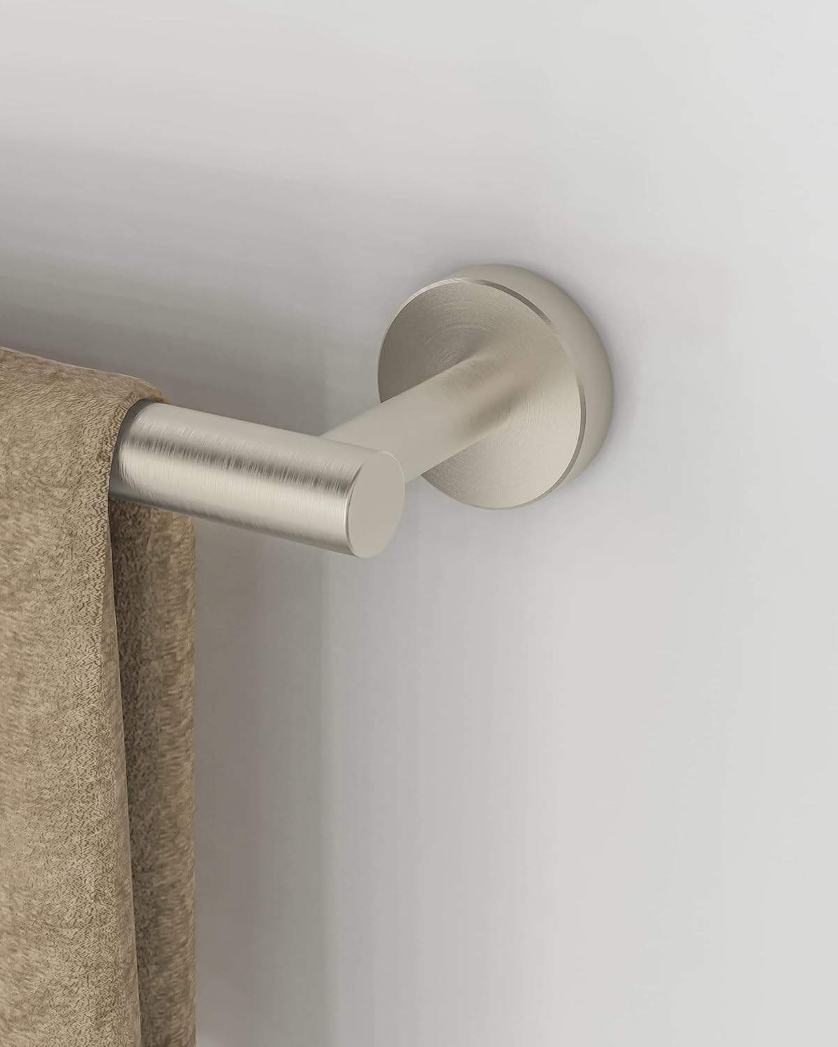 18 Inches Brushed Grey Towel Bar for Bathroom Kitchen Hand Towel Holder Dish Cloths Hanger SUS304 Stainless Steel RUSTPROOF Wall Mount (Brushed Grey 18-inch)