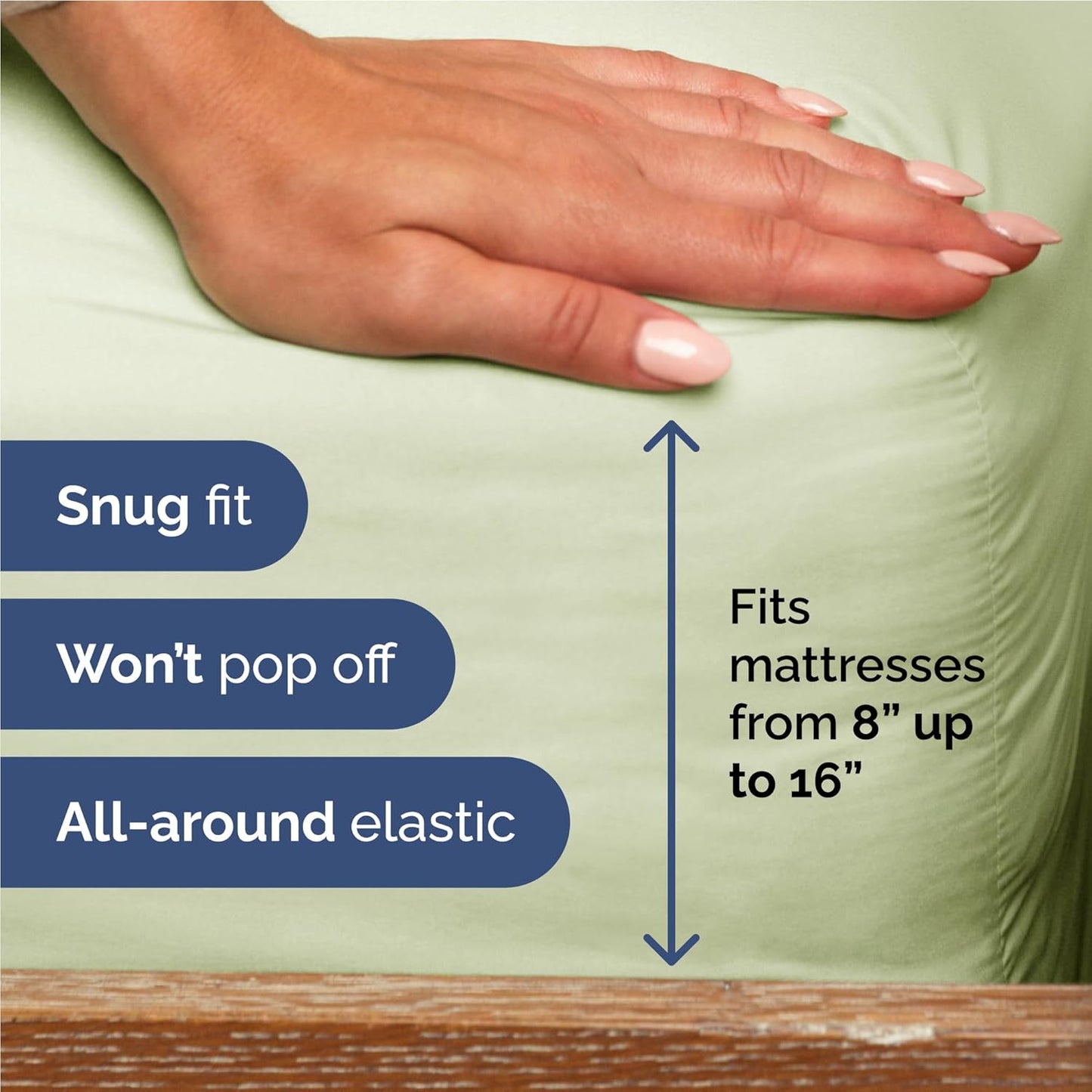 Twin XL Size 3 Piece Sheet Set - Comfy Breathable & Cooling Bed Sheets Set - Hotel Luxury Bedding for Women, Men, Kids, Teens, Boys & Girls - Deep Pockets & Wrinkle Free - Oeko-Tex - Light Sage Green