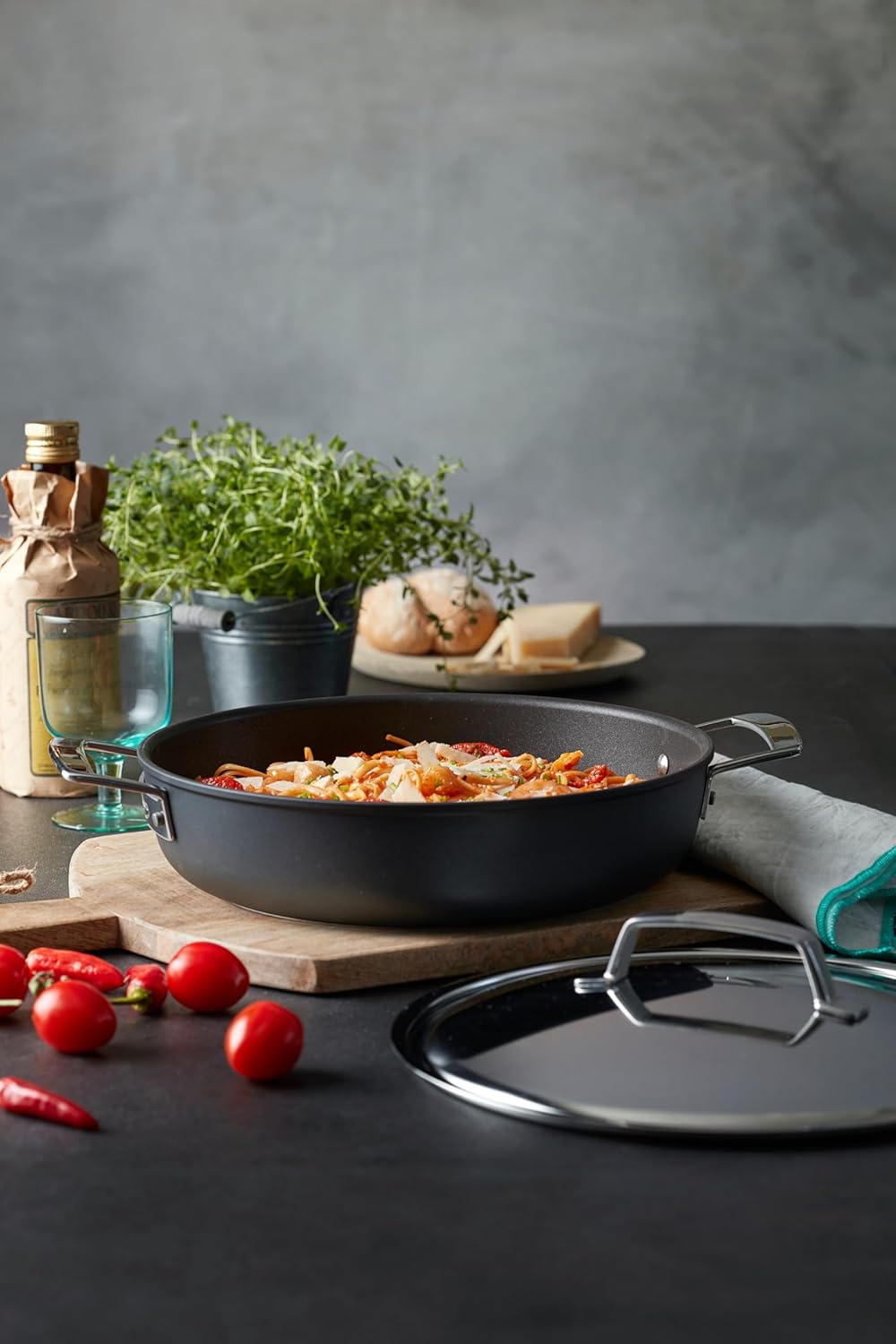 Demeyere AluPro 2.1-qt Aluminum Nonstick Saute Pan