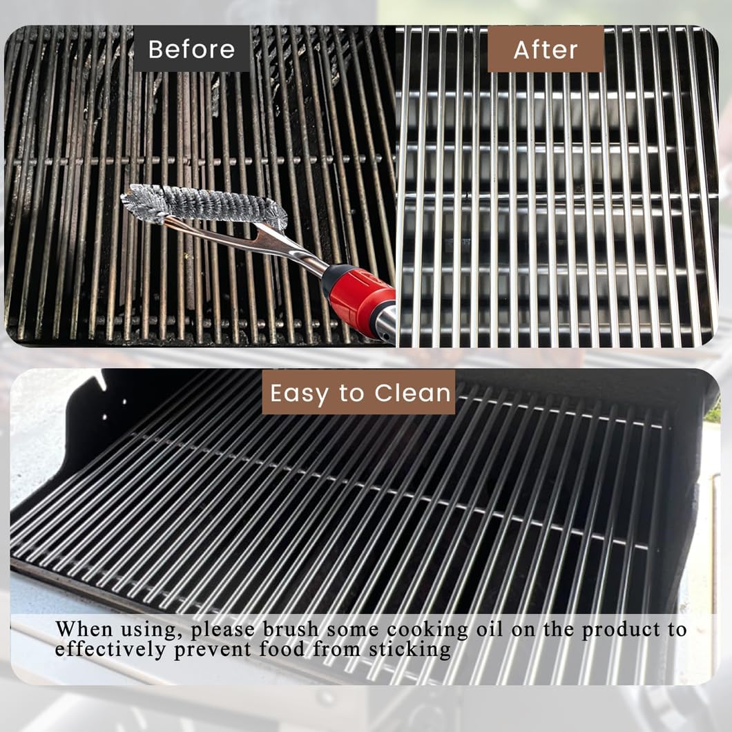 SA05-1300B (3-Pack) Stainless Steel Cooking Grates Grid for Use On Dyna-Glo Grill Model Dge530Bsp-D and Dge530Gsp-D,DGE530SSP-D