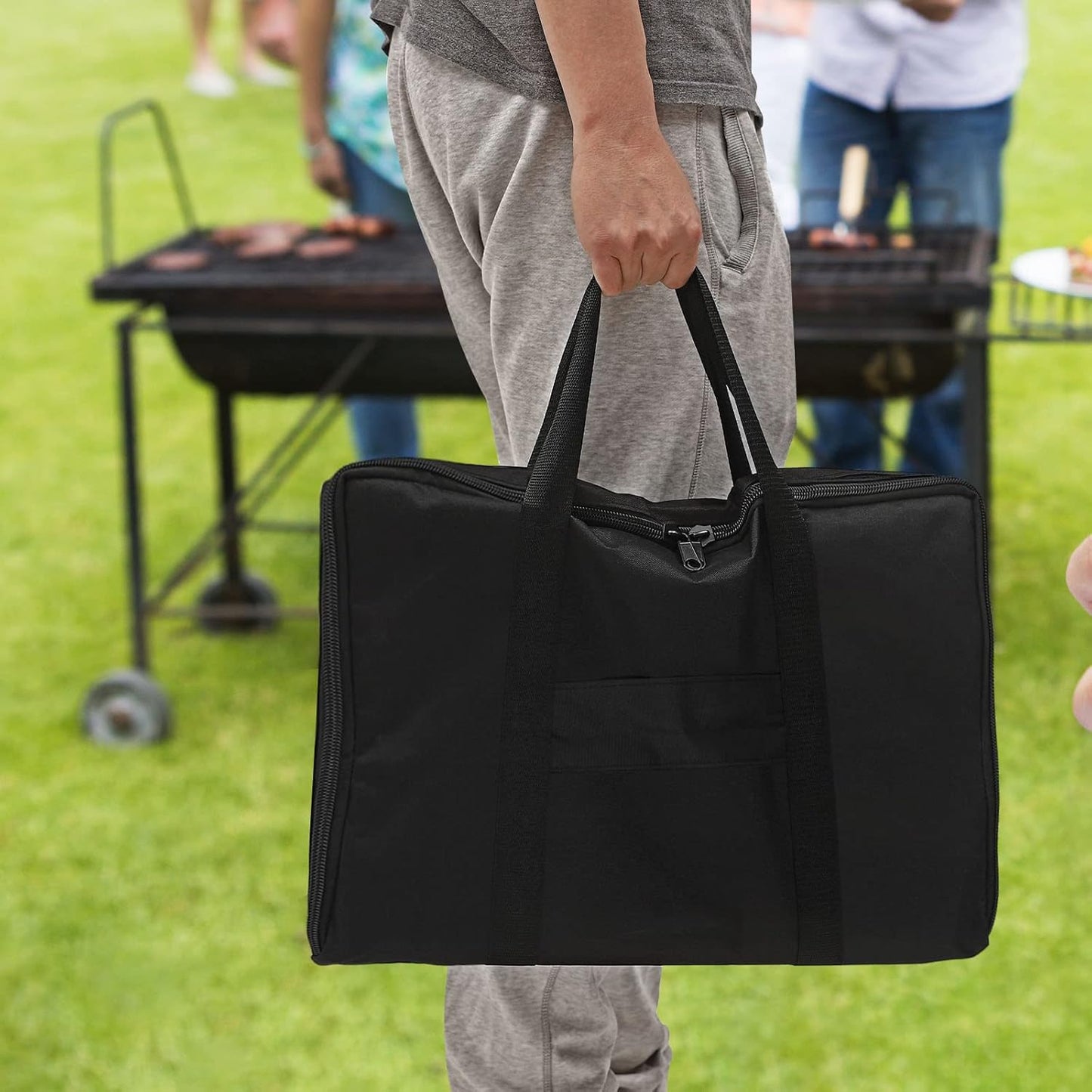 Heavy Duty Steel Griddle for Camp Chef 14" Stove Cooking Systems, Carbon Steel Flat Top with Carry Bag for Camp Chef 1-Burner Griddle Outdoor Cooking Equipment 14" x 16"