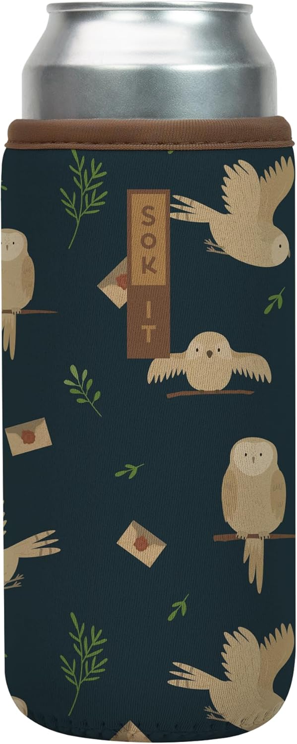 Sok It CanSok Sleeve for Beer & Soda Insulated Neoprene Cover (Acceptance Letter, 25oz Can Sleeve)