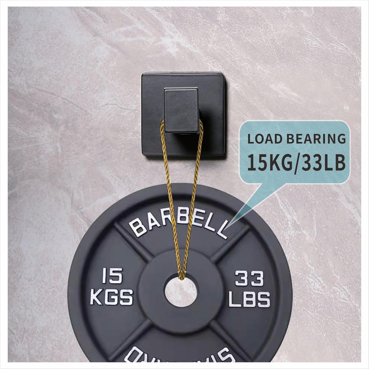 Matte Black Robe & Towel Hooks, Heavy Duty SUS 304 Stainless Steel, Wall Mounted, 2 Pack, Modern Design for Bathroom, Kitchen, and Bedroom