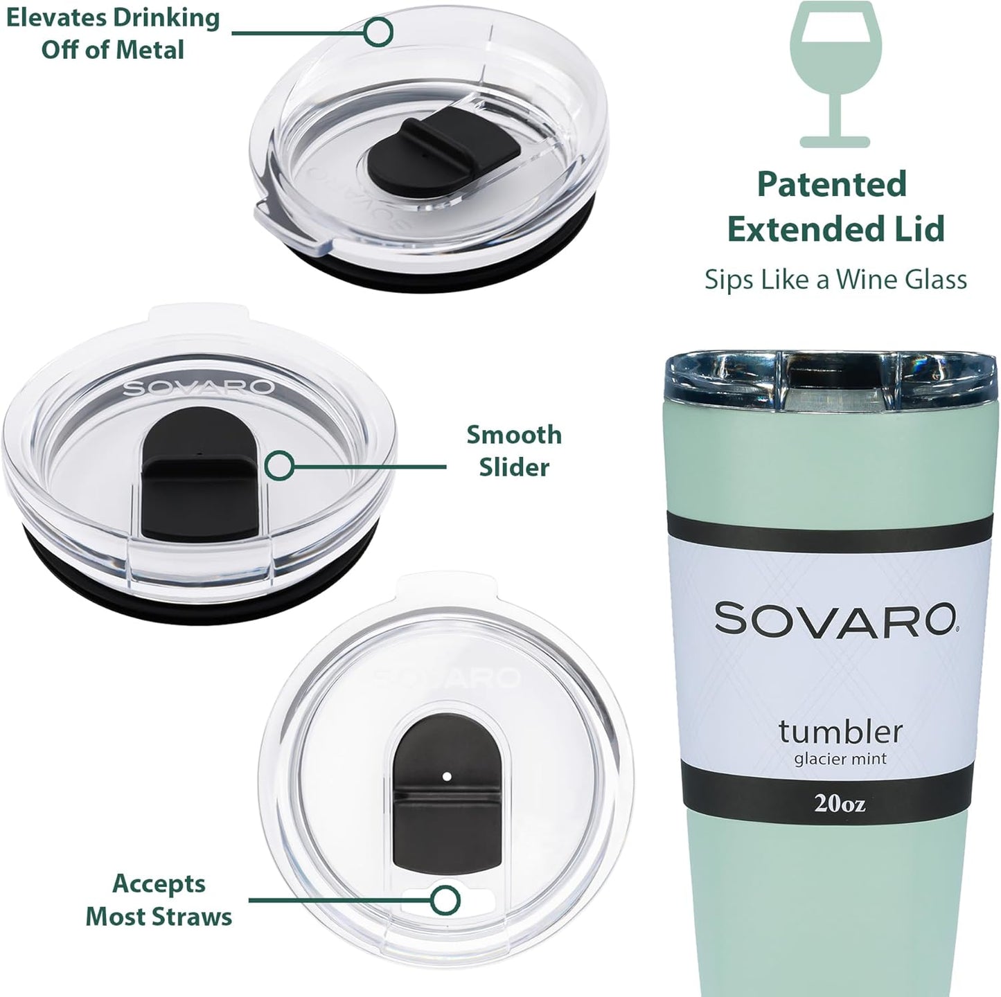 Tumbler 20oz (Blue Grotto)