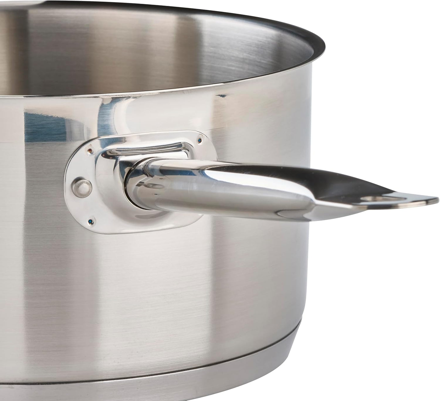 Winco Heavy-Duty Stainless Steel Sauce Pan with Cover, 6 Quart